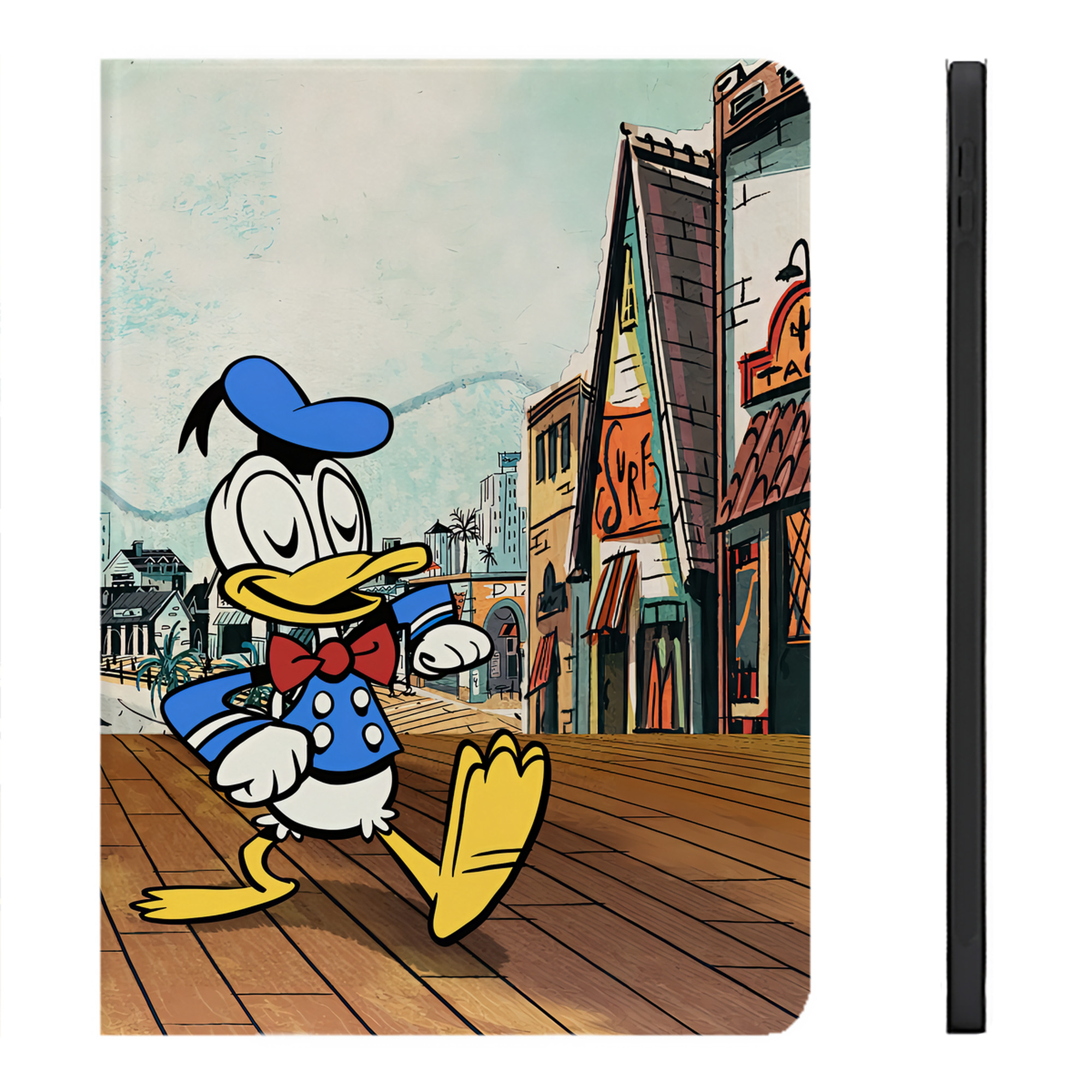 （画像用） ミッキーマウス Mickey Mouse IPadケース ペンホルダー付き ブックスタイルデザイン